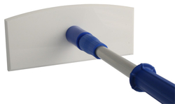 Hefeschieber, blau 330x145mm, PP 20mm