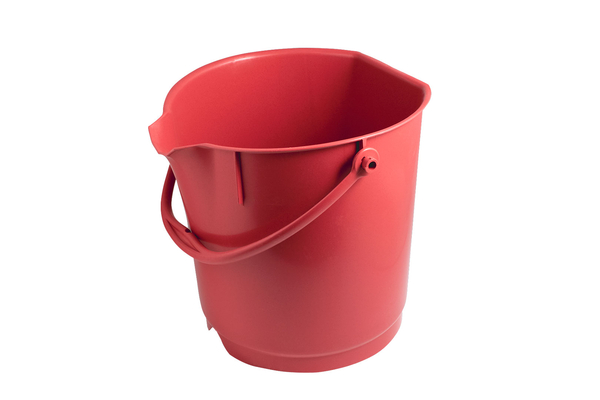 Eimer, detektierbar, rot 9 Liter, PP