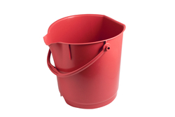 Eimer, detektierbar, rot 9 Liter, PP