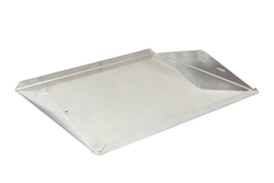 Ablage für VA- SW fahrbar 1023 x 700 mm, Edelstahl