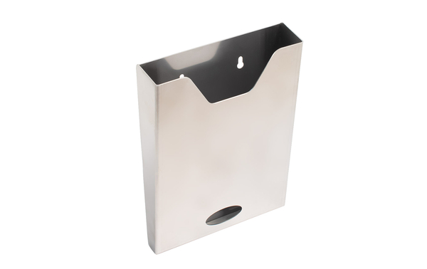 Dokumentenhalter A5  Edelstahl, 153x40/17x210mm