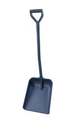 Schaufel ergono. einteilig, dunkelblau   Metall nachweisbar, 330x380x1120 mm