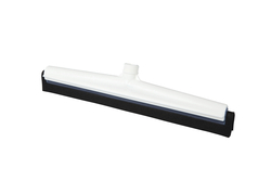 Zweiteiliger Wasserschieber 400 mm, weiß Moosgummi schwarz