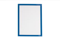 Fenstermagnet A4, blau zum Einschieben von Dokumenten