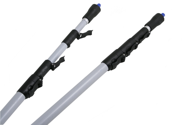 Glasfaser Teleskopstiel, grau 1600/5300x34mm