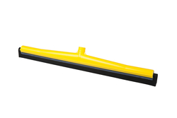 Zweiteiliger Wasserschieber, gelb 600mm; Moosgummi schwarz