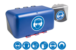 SecuBox Mini 236x120x120mm, "Augen- und Gehörschutz"