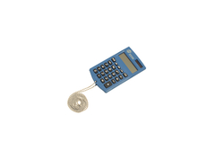 Taschenrechner detektierbar - Hand Held, 85mm x B 60mm, blau