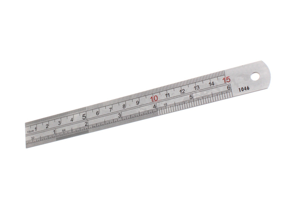 Lineal detektierbar, Edelstahl 150mm (6")