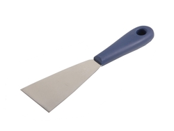 Spachtel, Kunststoffgriff blau 230x60mm, Edelstahlklinge, hart