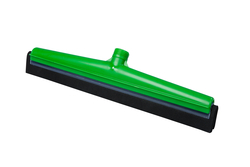 Zweitiliger Wasserschieber 400 mm, grün Moosgummi schwarz
