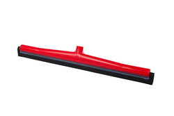 Zweiteiliger Wasserschieber, rot 600mm; Moosgummi schwarz