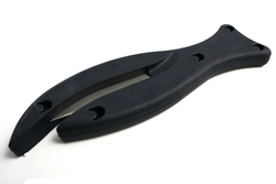 Messer "Shark" detektierbar blau