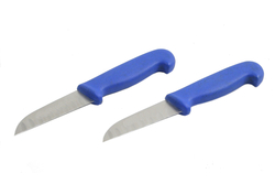 Gemüsemesser detektierbar, blau 24519 - Klingenlänge ca. 90 mm