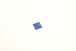 Sockel für Kabelbinder, detect, blau 28x28mm