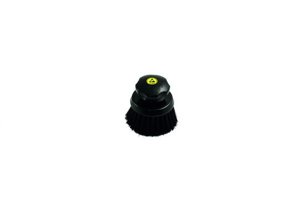 ESD-Rundkopfbürste, schwarz Ø125 mm, PP 0,30
