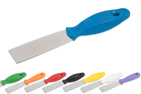 Spachtel, Kunststoffgriff 40mm breit, Edelstahlklinge, hart