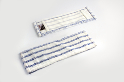 Premium Microfasermopp, weiß/blau 500mm breit