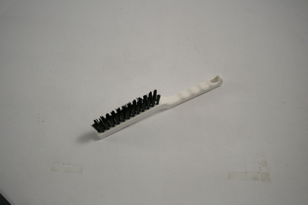 Maschinen-/Fischbürste, weiß 275x20mm, PBT 0,50 schwarz