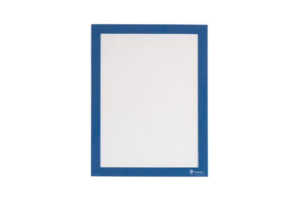Fenstermagnet A5, blau zum Einschieben von Dokumenten