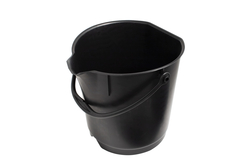 ESD-Eimer, schwarz 9 Liter, PP leitfähig