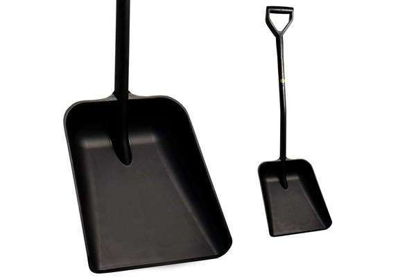 ESD-Schaufel, schwarz 330x380x1120mm, PP