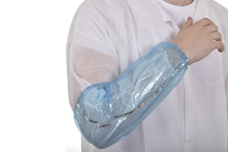 Armlinge detektierbar, blau Polyehtylene