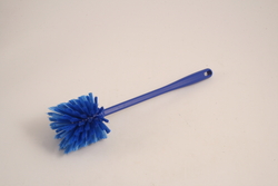 Maßkrugbürsten Ø100mm,  100x410mm, Polyester blau 0,3mm