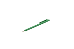 Kugelschreiber ECO100 mit Clip, detektierbar, starre Mine, Schriftfarbe grün