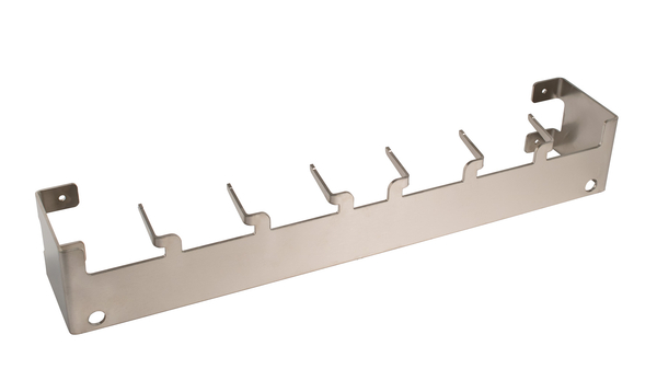 Wandhängesystem, Edelstahl 500mm mit 6 Haken