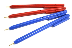 Kugelschreiber ECO100 mit Clip, detektierbar, starre Mine, Schriftfarbe blau