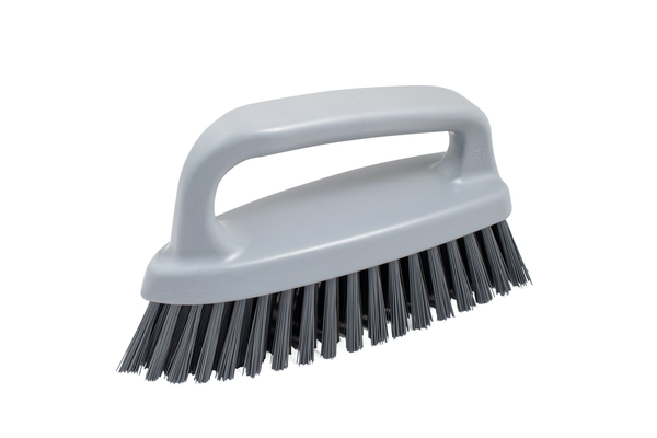 Handgriffbürste 185mm x 60mm, PBT 0,50, grau