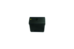 ESD-Kehrbehälter für Stiel, schwarz 330x310x125mm, PP