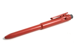 Kugelschreiber detektierbar, KP. rot J800, Schriftfarbe schwarz, mit Clip