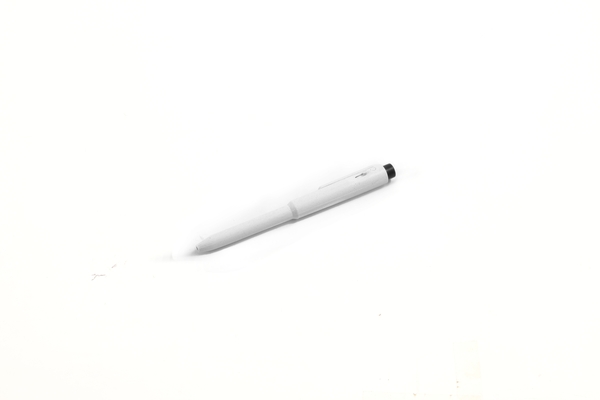 Gelschreiber J850 detektierbar, weiß Schriftfarbe schwarz, mit Clip