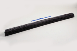 Industrie-Feinbesen, blau 1000x60 mm  PBT 0,60 detect, BH 55/40 mm
