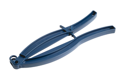 Beutelverschluss detektierbar, blau 150mm Verschlusslänge