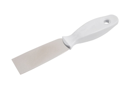 VA-Spachtel, Kunststoffgriff detect, 40mm breit, Edelstahlklinge steif, weiß